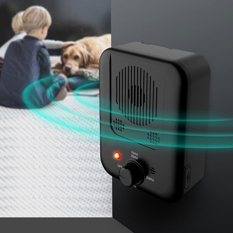 Ultrasonic Anti Barking Device Dog Training Equipment Safe Adjustable Rechargeable Waterproof Anti-Barking Device Pet Supplies