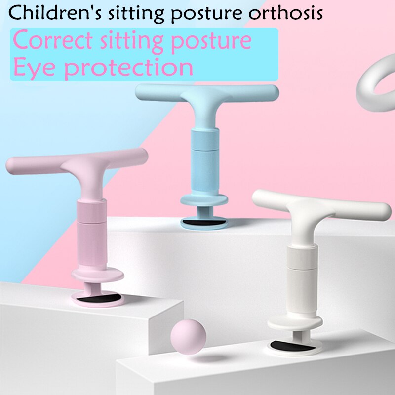 Kids Sitting Posture Corrector Adjustable Anti-myopia Sitting Support Brace Reading Writing Stationery Set Bookmark Tools