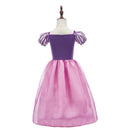 Girls Rapunzel Dress Kids Summer Tangled Fancy Princess Costume Children Disguise Birthday Carnival Halloween Party Clothes 2-8T