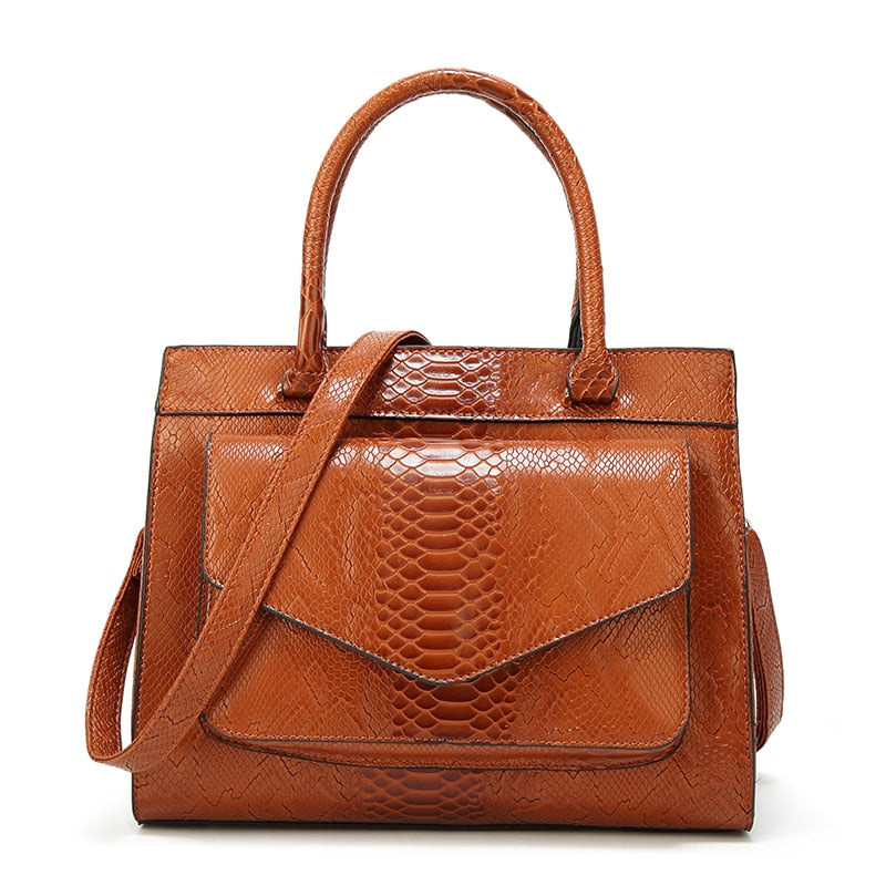 New Fashion Woman Bag Luxe cuir Serpentine Women&