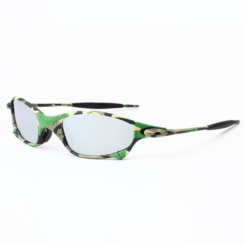 MTB Mann Polarisierte Sonnenbrille Radfahren Brille UV400 Angeln Sonnenbrille Metall Fahrradbrille Radfahren Brillen Reitbrille B2-6