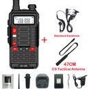 BaoFeng Walkie Talkie UV 10R V2 Two Way CB Radio Transmitter Long Range UV-10R 128CH VHF UHF 136-174Mhz 400-520Mhz Dual Band