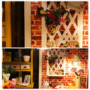 CUTEBEE, casa de muñecas DIY, Mini Casa de muñecas en miniatura de madera con jardín para construir muebles, Kit de Casa, juguetes para niños, regalo de cumpleaños