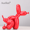 Squat Balloon Dog Statue Resin Sculpture Home Decor Modern Nordic Home Decoration Accessories for Living Room Animal Figures