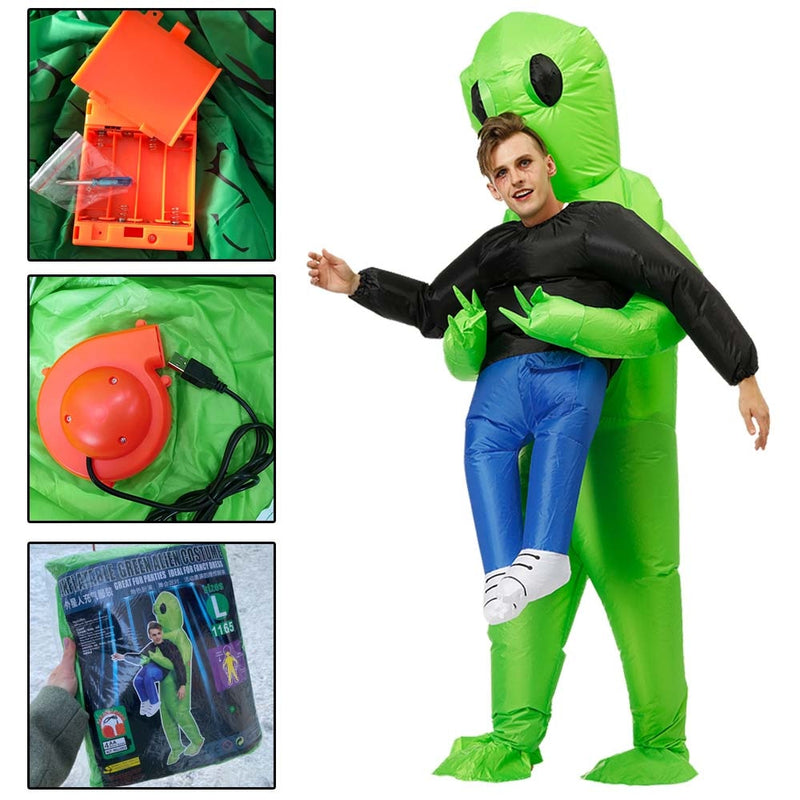 Mascot Alien Party Cosplay Costumes Scary Halloween Inflatable Monster Costume for Adult Kids Anime Role Play Disfraz