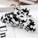 Fashion Leopard Print Hair Claws Geometric Hair Clamp Grab Hair Styling Hair Clips for Women Girls Hairpin Hair Accessories