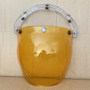 Soman cara abierta casco Visor burbuja Flip Up motocicletas Visor capacete lente casco accesorios BV01