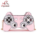 Fun Cartoon Game Stlyle  Small Crossbdoy Bag for Women Fashion Purses and Handbag Clutch Bag Shoulder Bag with Chain Strap 2021