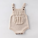 Baby Knitting Rompers Cute Overalls Newborn Girls Boys Clothes Baby Girl Boy Sleeveless Romper Jumpsuit Toddler Knit Romper