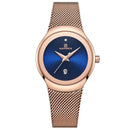 NAVIFORCE Luxury Brand Watches for Women Fashion Casual Ladies Quartz Wristwatch Rose Gold Stainless Steel Waterproof Clock Girl