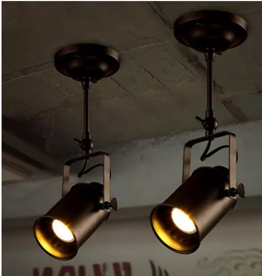 Neue industrielle Pendelleuchte Vintage Loft Pendelleuchte Strahler amerikanische Pendelleuchte LED Lampe Restaurant Café Bar Dekoration