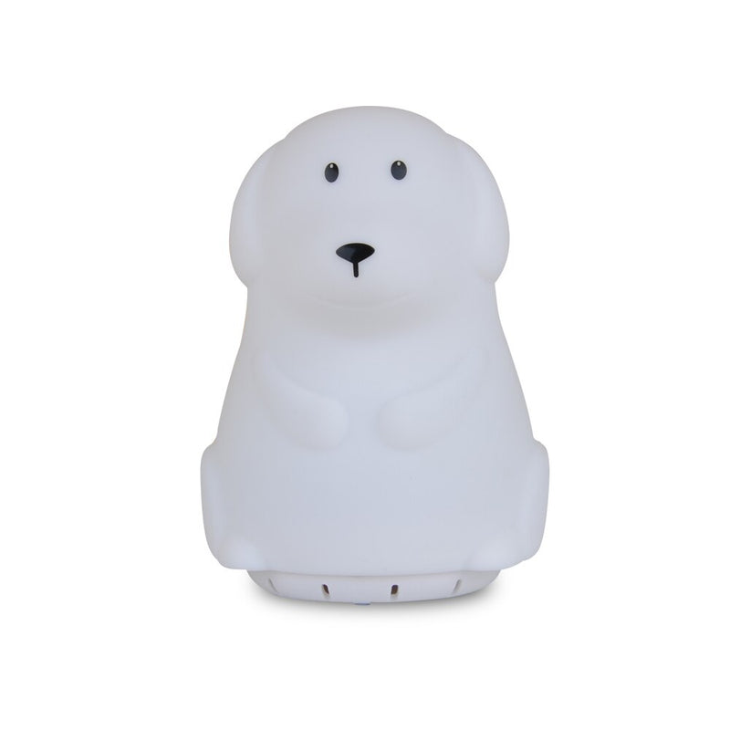 Silicona perro zorro unicornio música lámpara inalámbrico Bluetooth altavoz reproductor USB recargable RGB LED luz de noche para niños bebé regalo