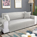 Quilted Anti-wear Sofa Covers for Dogs Pets Kids Anti-Slip Couch Recliner Slipcovers Armchair Furniture Protector 1/2/3 Seater