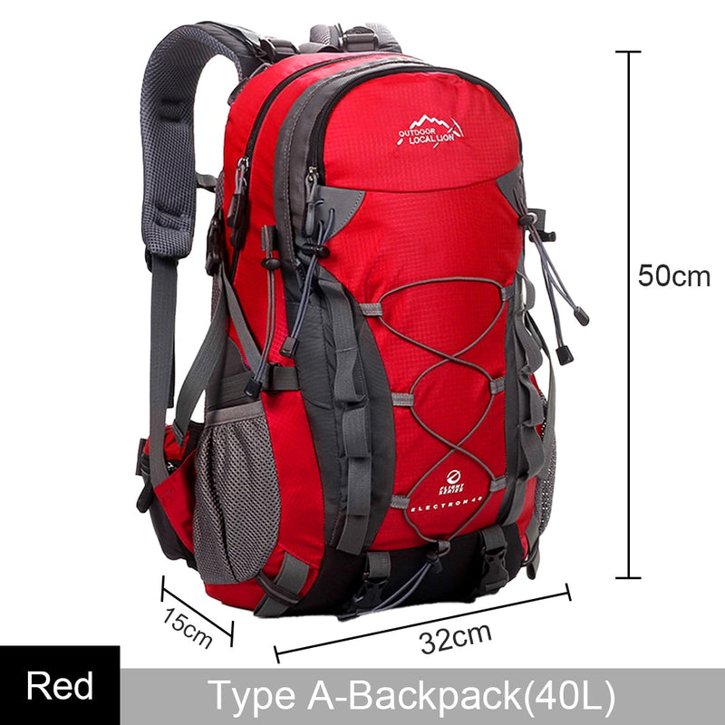 1Pcs Outdoor Sporttasche LOCAL LION 40L Rucksäcke Reisetasche Männer Wasserdichter Rucksack Rucksack