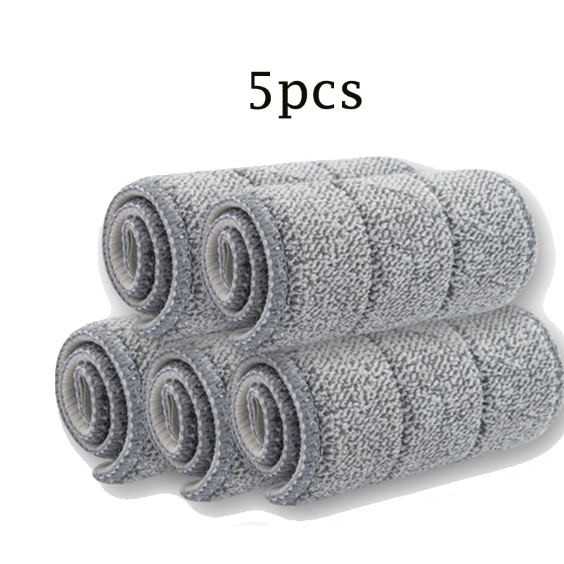 5/7/10PCS Microfiber Floor Mop Cloth Replace Rag Self Wet and Cleaning Paste Dry Home Bathroom Mop Pad Rags