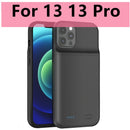 Funda de batería Xilecaly para iPhone 13 Pro 12 11 Pro Max Smart Power Bank cargador de carga para iPhone XS Max XR 7 8 Plus SE 2