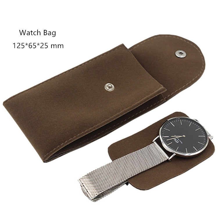 New PU Leather Watch Box Black Men&