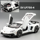 LP770 LP750 1:32 Lambos Auto Legierung Sportwagen Modell Diecast Sound Super Racing Lifting Tail Hot Car Wheel für Kindergeschenke