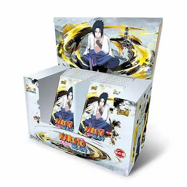 KAYOU Genuine Naruto Cards Box Anime Figure Card Booster Pack Sasuke Collection Flash Card Toy Birthday Christmas Gift for Kids