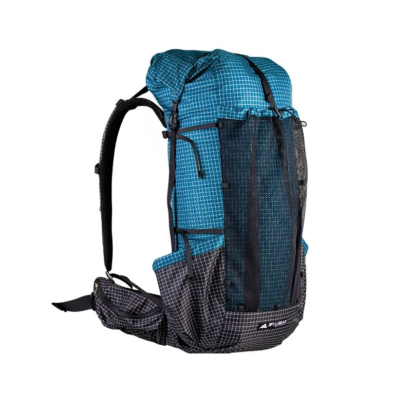 3F UL GEAR Qi Dian Pro Mochila de senderismo Paquete de camping ultraligero Mochila de viaje Mochilas de trekking 46 + 10L