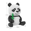 3689pcs DIY Assemable Panda Mini Blocks Educational Animal Toys for Children Building Blocks Model Bricks