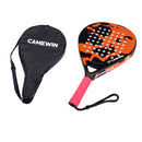 2021 New Professional Carbon Fiber Padel Tennis Racket Soft Face Paddle Tennis Racquet with Bag Cover