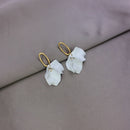 New Sight New Accessories Pierced Geometric Stud Earrings For Women Simple Style Gift Flower Earrings