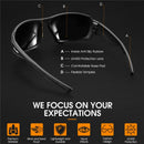 WEST BIKING Radsportbrille Herren Damen polarisiert UV 400 Brille Fahrradbrille Outdoor Sport Sonnenbrille Schutzbrille Fahrradbrille