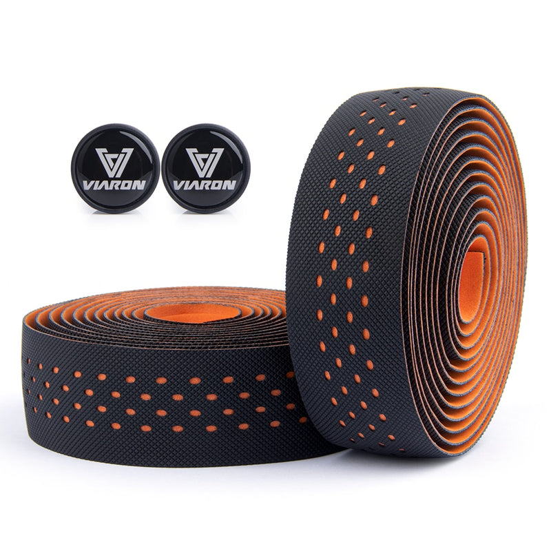 VIARON Road Bicycle Handlebar Tape Bike Accessories 1Pair Cycling Soft PU EVA Anti-Slip MTB Bike Bar Tape Shock Absorption