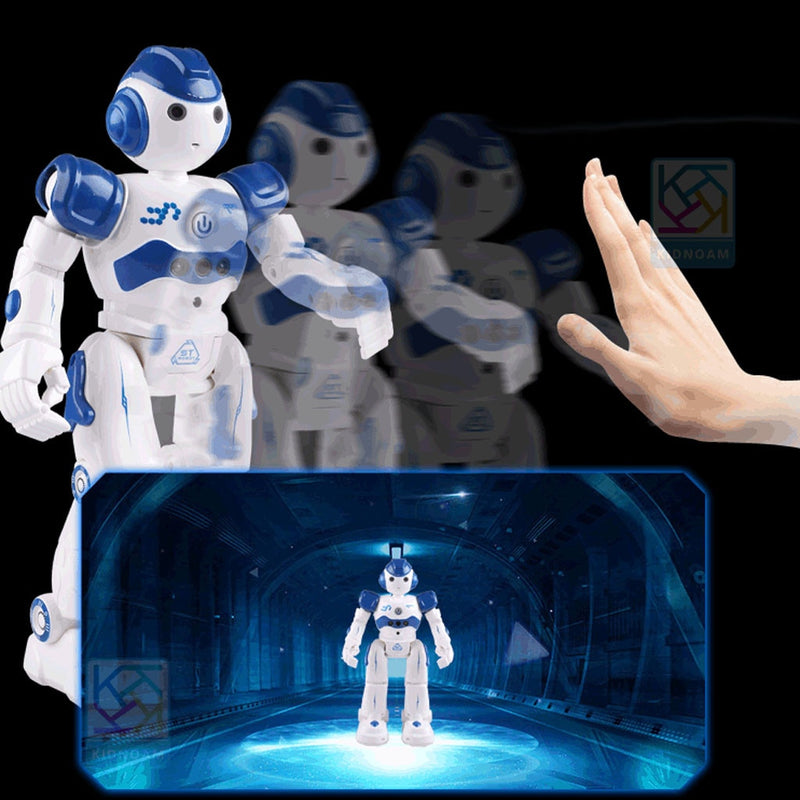 Robot inteligente multifunción con carga USB, juguete para niños, baile, Control remoto, Sensor de gestos, juguete para niños, regalos de cumpleaños