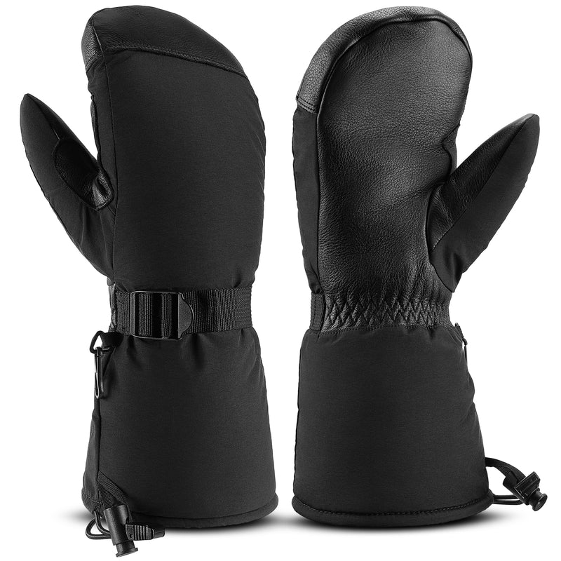 OZERO Unisex invierno Snowboard esquí guantes antideslizantes pantalla táctil deportes al aire libre impermeable motocicleta ciclismo cálidos guantes de nieve