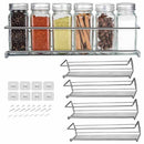 Wall Mount Spice Rack Organizer for Cabinet Spice Shelf  Seasoning Organizer Pantry Door Organizer Spice Storage