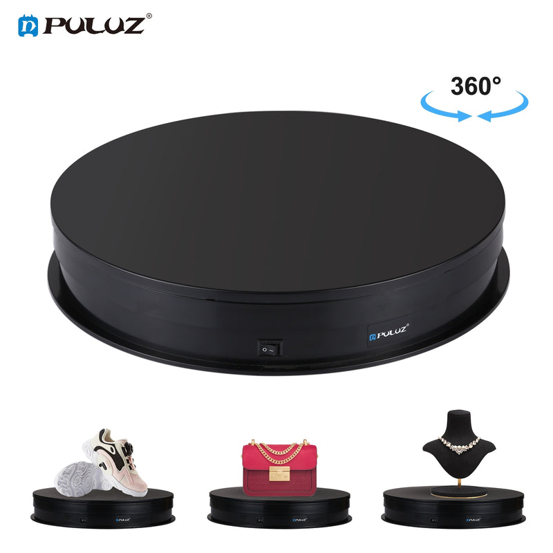 PULUZ USB Electric 360 Degree Rotating Turntable Display Stand For Photography Video Vlog Shooting Props Turntable 15 30cm