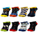 8 Pairs Funny Beer Casual Ankle Socks Fashion Colorful Harajuku Fashion Grid Cotton Women and Men Socks