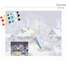 RUOPOTY Frame Snow Landscape DIY Painting By Numbers Kit Acrylic Paint On Canvas Calligraphy Painting Unique Gift For Home Decor