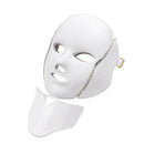 Mascarilla Facial con luz Led de 7 colores con rejuvenecimiento de la piel del cuello, tratamiento de belleza antiarrugas para el acné, Spa de fotones coreano para el hogar
