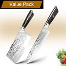 Cuchillo de Chef MYVIT 5CR15, cuchillos de cocina chinos de 7 pulgadas, cuchillo para rebanar carne y verduras, hoja súper afilada, cuchillo de acero inoxidable