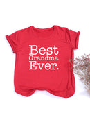 Bestes Oma-T-Shirt Bestes Mama-T-Shirt Geschenk für neues Grammy-niedliches Muttertags-T-Stück Lustige Großmutter-T-Shirts Kleidung