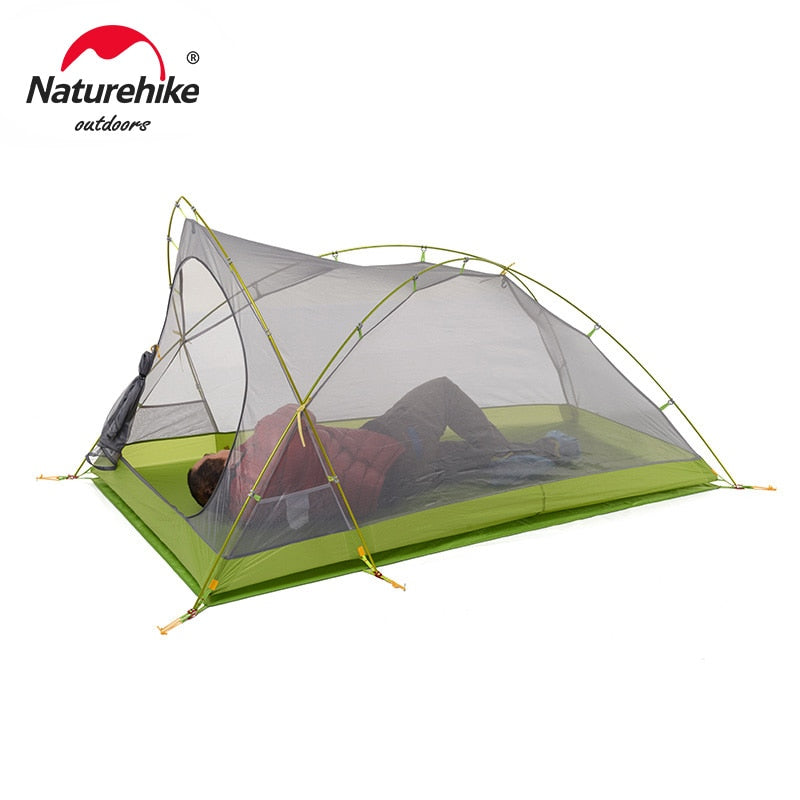 Naturehike Cirrus Ultraleichtes Zelt 2-Personen-Zelt Camping Wanderzelte Leichtes Rucksackzelt Strandzelt mit Fußabdruck