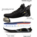 Fashion Safety Shoes Men Boots Indestructible Work Shoes Puncture Proof Work Boots Men Sneakers Steel Toe Shoes Safety Boots 46