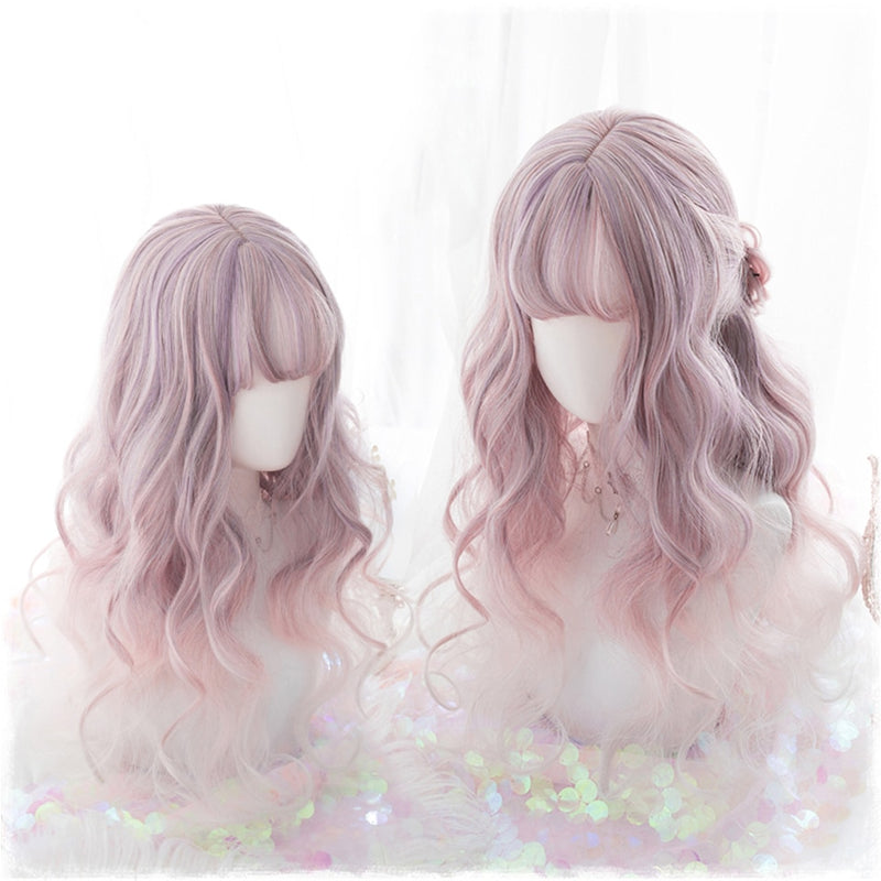 SHANGKE Synthetic Red Black Blonde White Lolita Wigs For Women Long Straight Wig With Bangs Genshin Impact Cosplay Wig