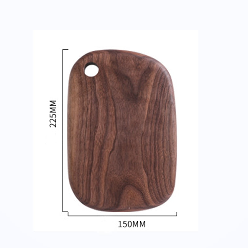 Black Walnut Wood Kitchen  Cutting Board Solid Wood Rootstock Lacquerless Fruit Chopping board Kitchen wooden cutting board