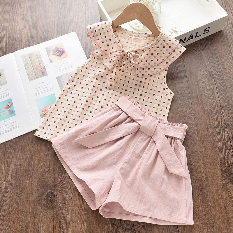 Bear Leader Summer Baby Girls Clothes Suit Toddler Girl Clothes Baby Girl Outfit Embroidered T-shirt Tops Shorts Pants 2Pcs Set