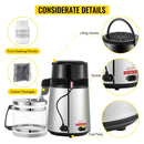 VEVOR 4L Pure Water Distiller Dental Distilled Water Filter Electric Distillation Purifier Water Bottle for Offices Home Use