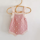 Baby Knitting Rompers Cute Overalls Newborn Girls Boys Clothes Baby Girl Boy Sleeveless Romper Jumpsuit Toddler Knit Romper