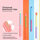 Docolor Eyes makeup brushes 15/16pcs Colorful Professional Makeup brushes Eyebrow Eyeshadow Eyeliner Blending Makeup brushes set