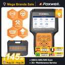 FOXWELL NT650 Elite OBD2 escáner automotriz ABS A/F SAS BRT DPF 26 reinicio profesional OBD Auto herramienta de diagnóstico de coche OBD2 escáner