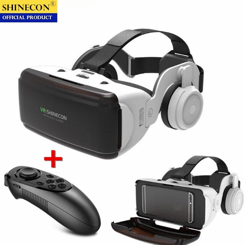 Caja de gafas 3D de realidad Virtual VR Original, casco de auriculares de cartón estéreo VR Google para teléfono inteligente IOS Android, balancín inalámbrico