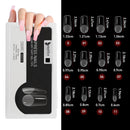 Beautilux Express Nails Soak Off Soft Traceless Gel Tips Press On DIY Nail Art Fake Nails Full Cover American Capsules 552pcs