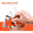 ValueMax Construction Stapler Heavy Duty 3-in-1 Manual Nail Gun With 3000 Staples Upholstery Stapler for Wood Furniture Home DIY